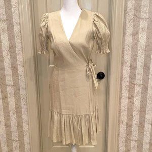 Antonio Melani Linen Wrap Dress